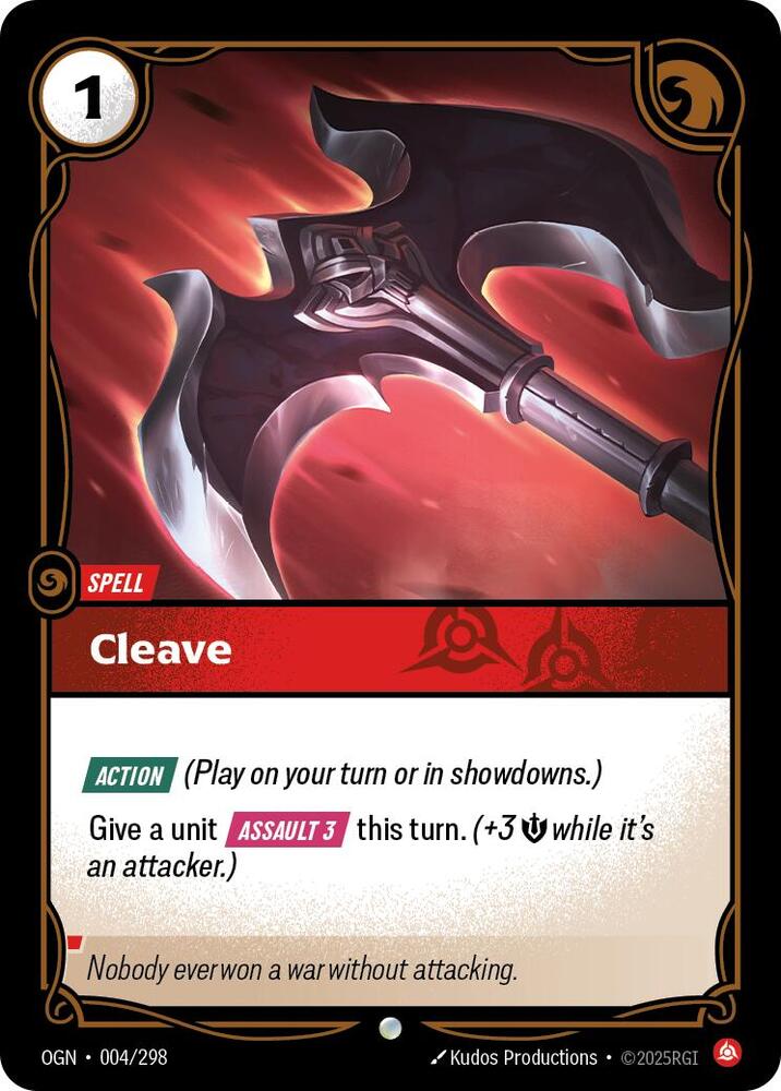 Cleave 004/298 (Origins) 