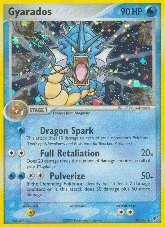 Gyarados 8/107 (Deoxys)  - Holofoil
