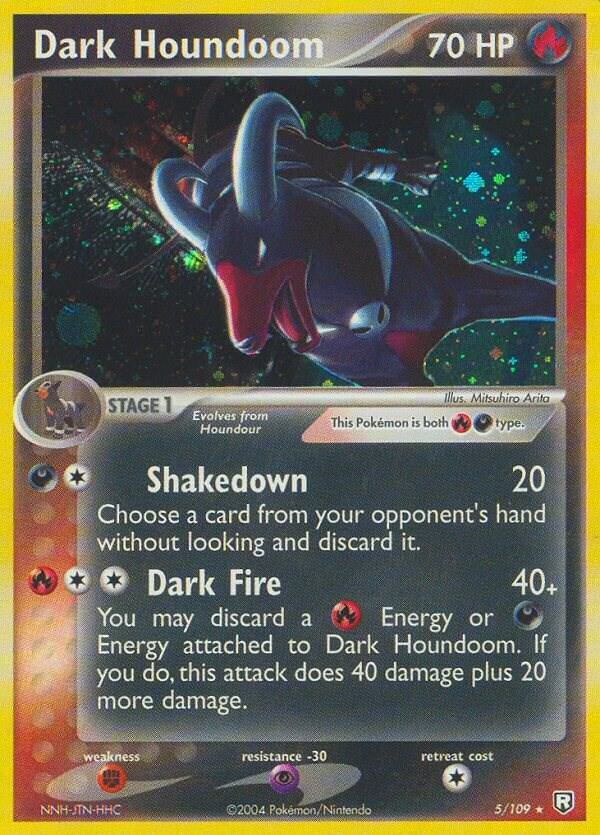 Dark Houndoom 5/109 (EX Team Rocket Returns)  - Holofoil