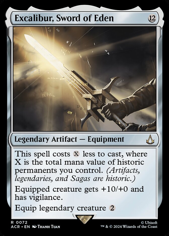 Excalibur, Sword of Eden 72 (Universes Beyond: Assassin's Creed) 