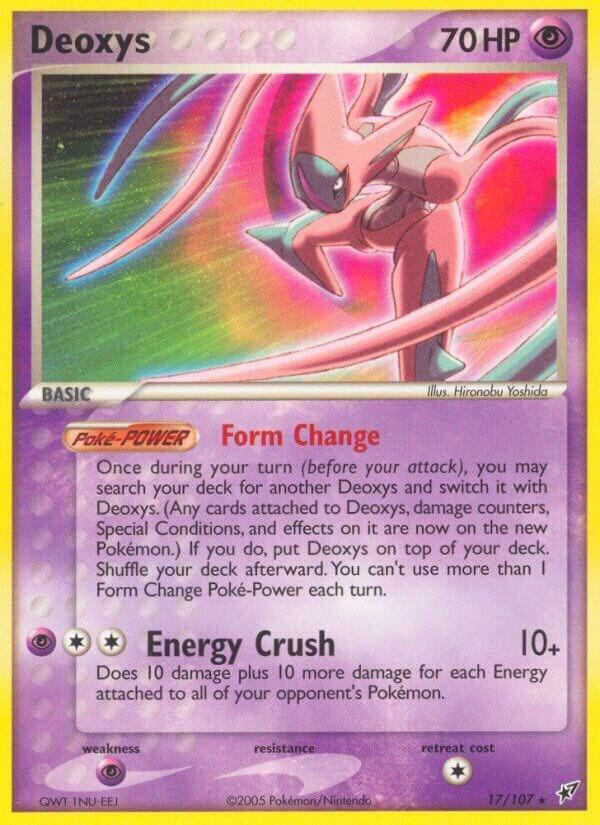Deoxys Attack Forme 17/107 (Deoxys) 