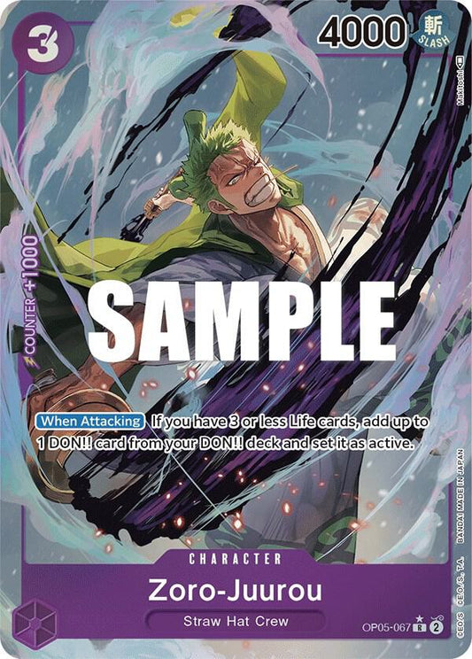 Zoro-Juurou OP05-067 (Awakening of the New Era)  - Alternate Art Foil