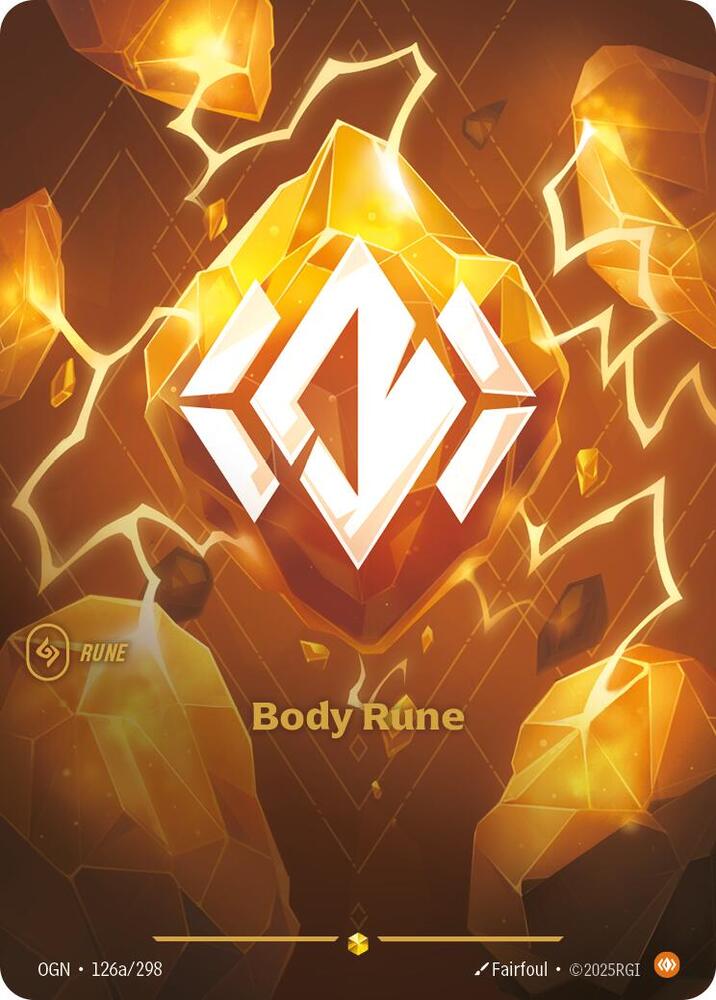 Body Rune 126a/298 (Origins)  - Foil
