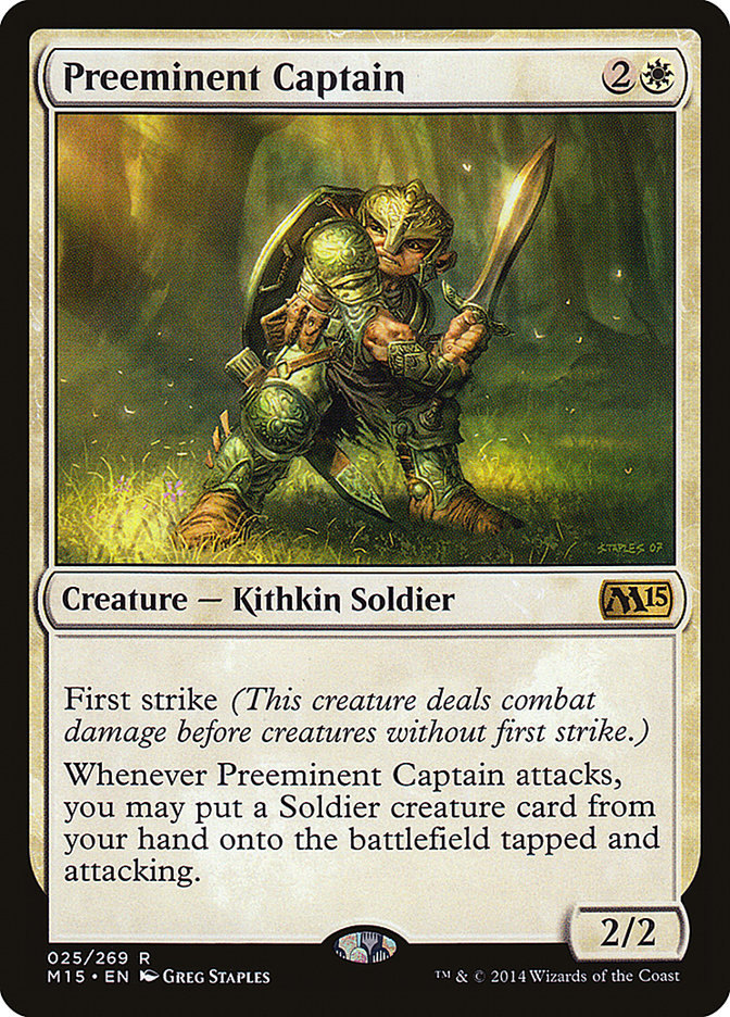 Preeminent Captain 25/269 (Magic 2015 (M15)) 