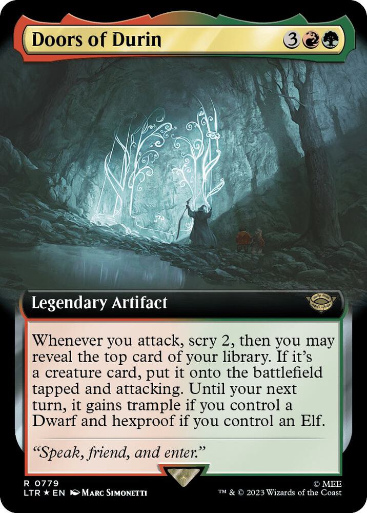 Doors of Durin 779/281 (Universes Beyond: The Lord of the Rings: Tales of Middle-earth)  - Extended Art Surge Foil
