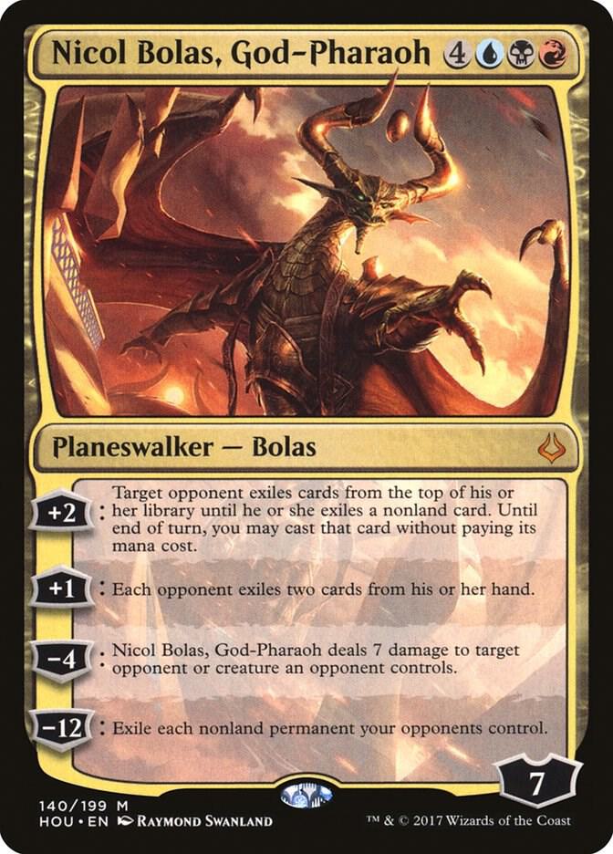 Nicol Bolas God Pharaoh 140 (Hour of Devastation) 