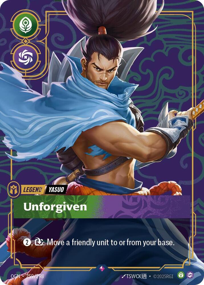 Yasuo - Unforgiven 259/298 (Origins)  - Foil