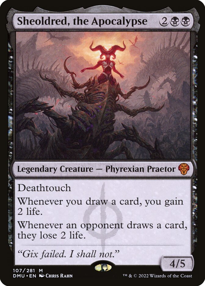 Sheoldred the Apocalypse 107 (Dominaria United)  - Foil