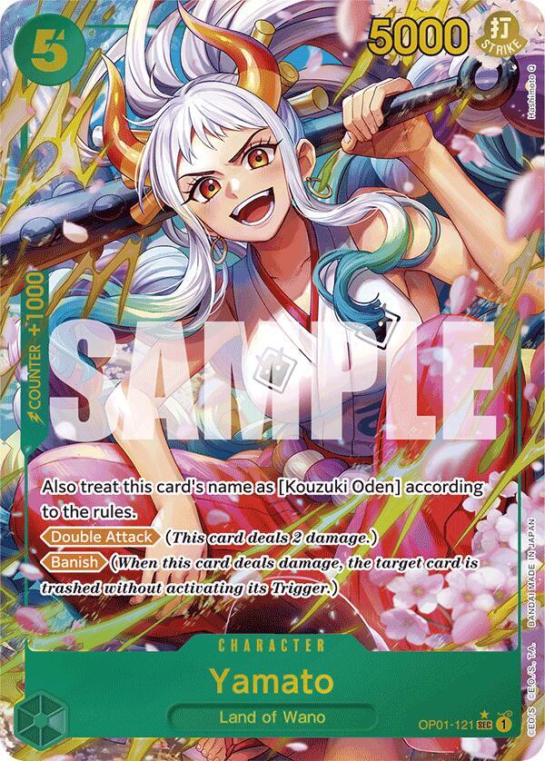 Yamato OP01-121 (Premium Booster -The Best-)  - Alternate Art Foil