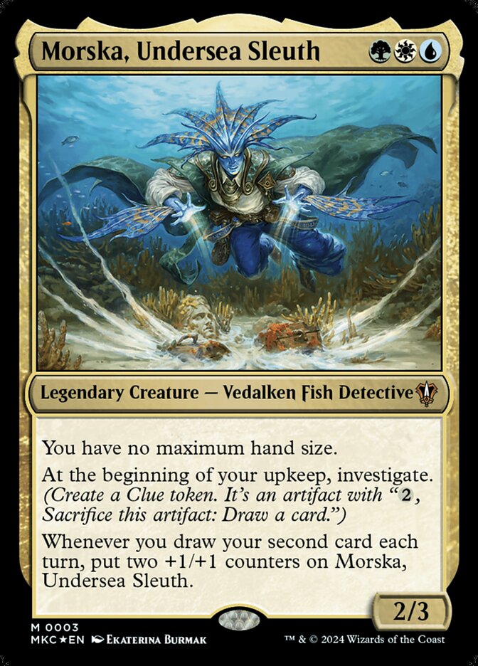 Morska, Undersea Sleuth 3/311 (Commander: Murders at Karlov Manor)  - Foil
