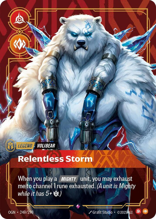 Volibear - Relentless Storm 249/298 (Origins)  - Foil