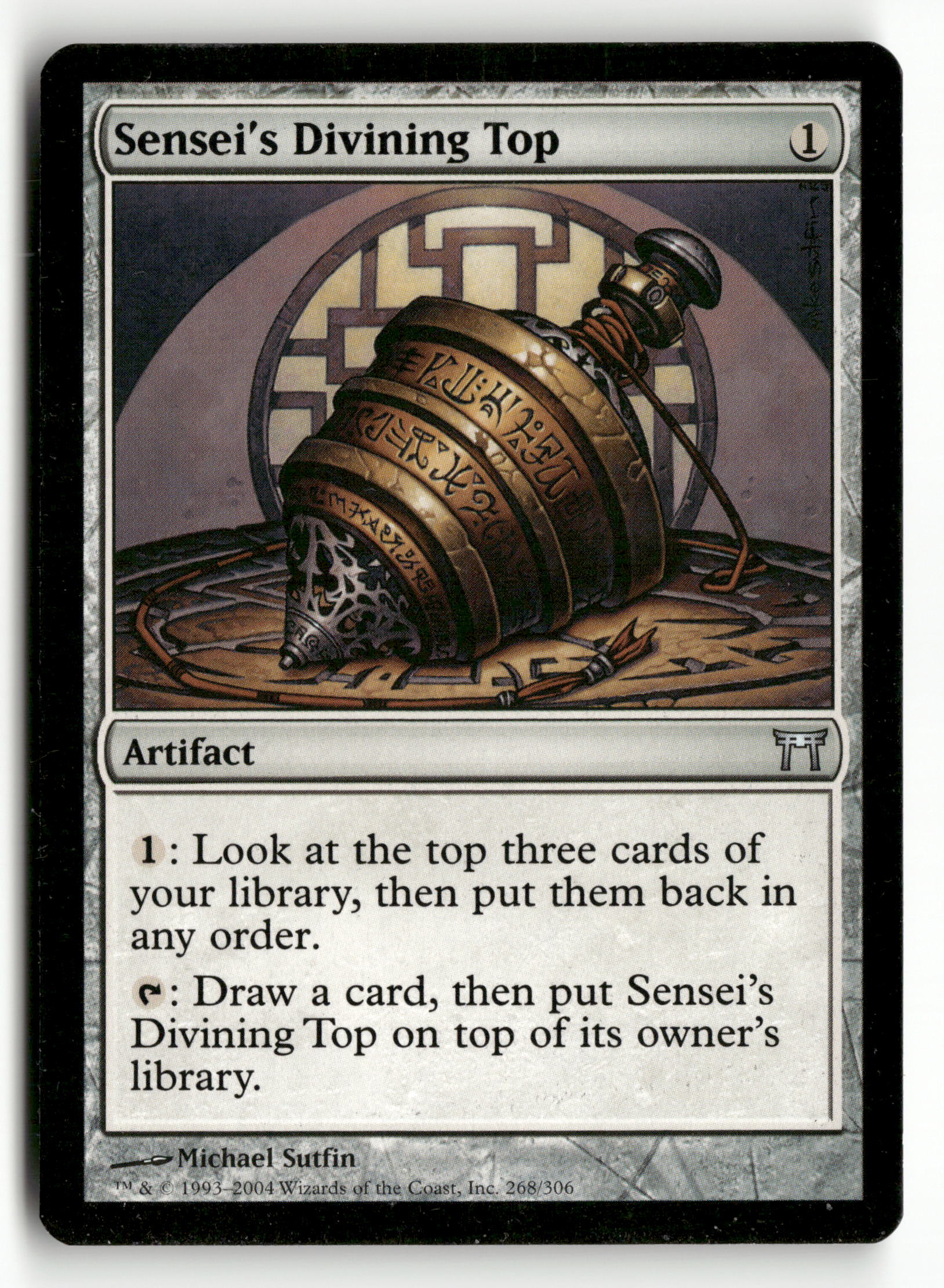 MTG Champions of Kamigawa  268 Sensei's Divining Top