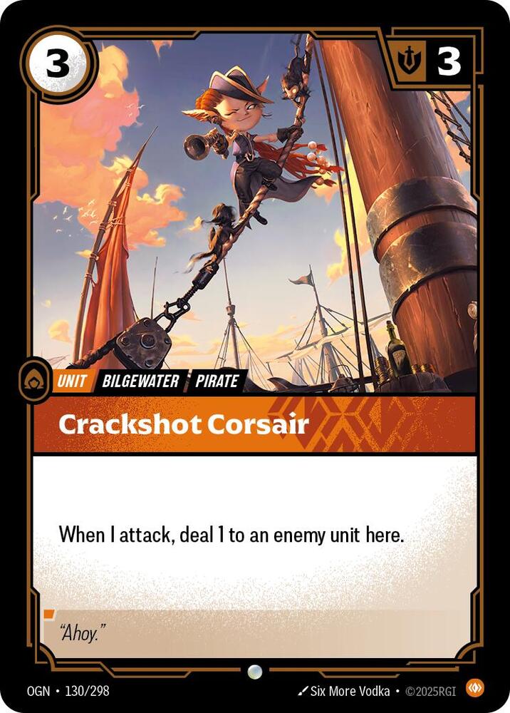 Crackshot Corsair 130/298 (Origins)  - Foil