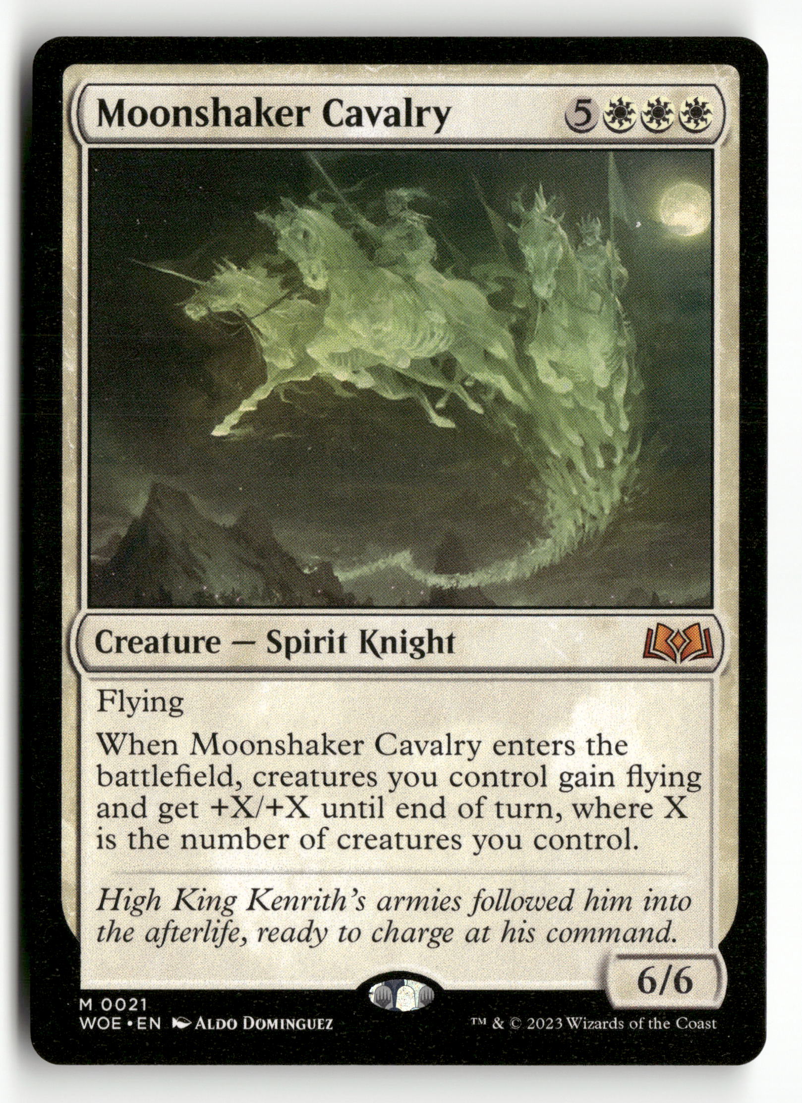 MTG Wilds of Eldraine 21 Moonshaker Cavalry M NM