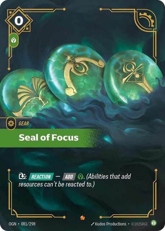 Seal of Focus 081/298 (Origins)  - Foil