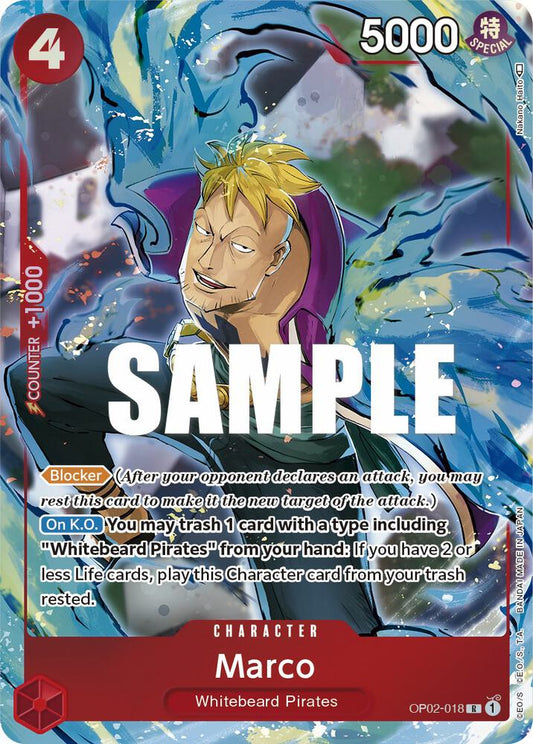 Marco OP02-018 (Paramount War)  - Alternate Art Foil