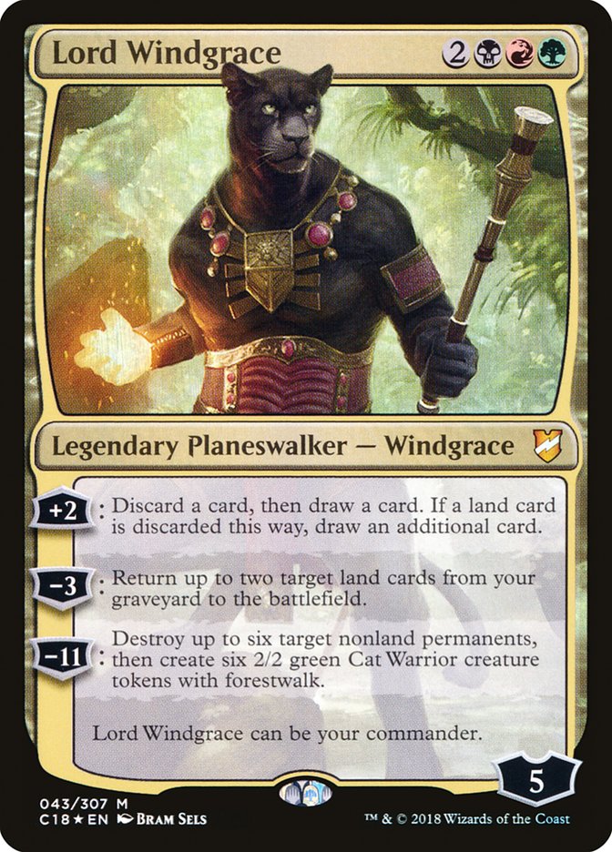 Lord Windgrace 43 (Commander 2018)  - Foil