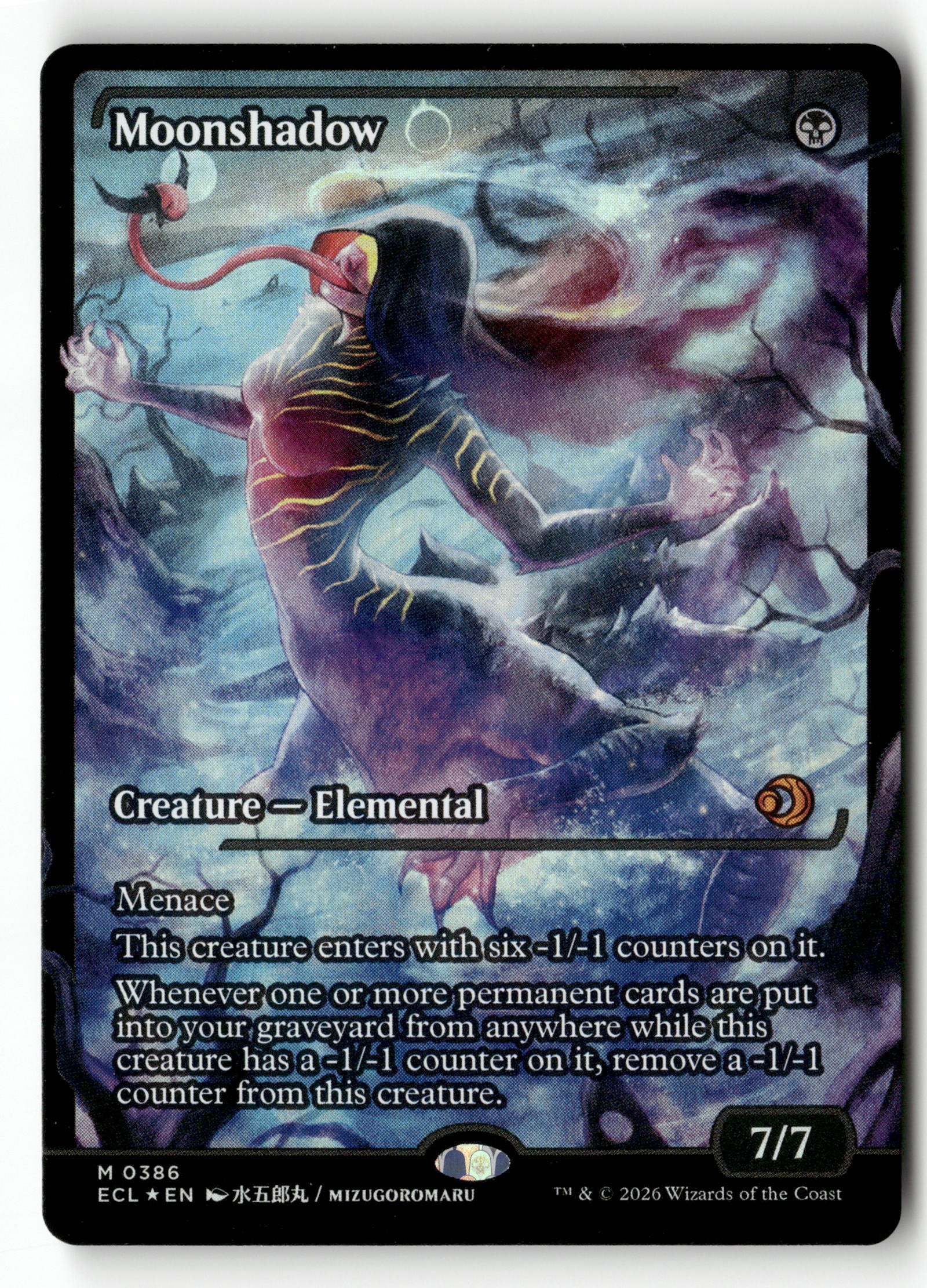 MTG Lorwyn Eclipsed 386 Moonshadow (0386) (Showcase) M NM
