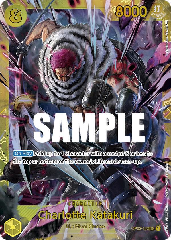 Charlotte Katakuri OP03-123 (Pillars of Strength)  - Foil
