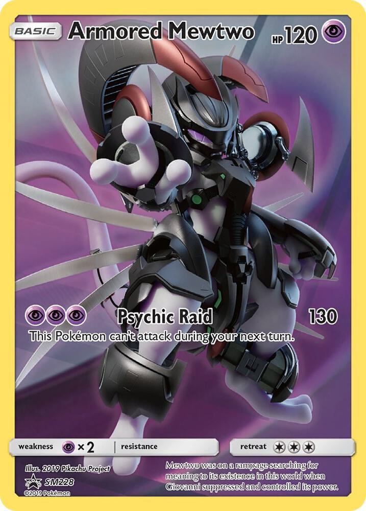 Armored Mewtwo SM228 (SM Promos)  - Holofoil