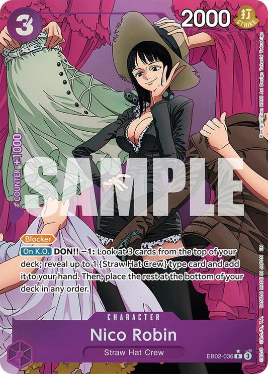 Nico Robin EB02-036 (Extra Booster: Anime 25th Collection)  - Alternate Art Foil