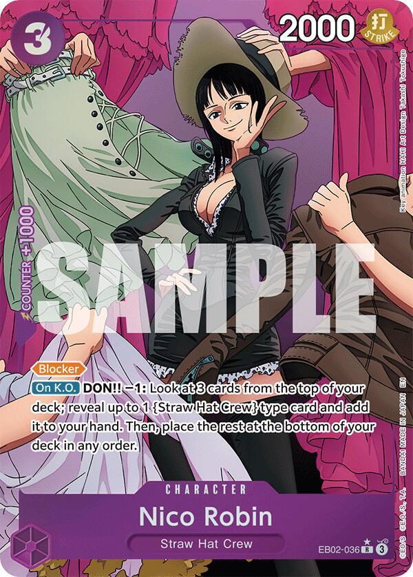 Nico Robin EB02-036 (Extra Booster: Anime 25th Collection)  - Alternate Art Foil