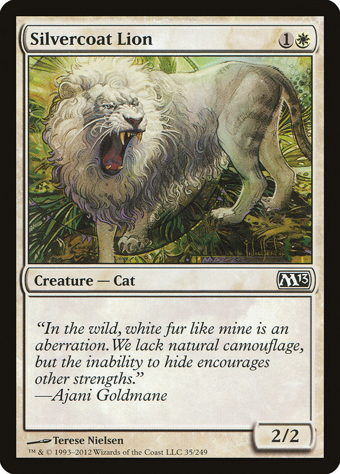 Silvercoat Lion 35/249 (Magic 2013 (M13)) 