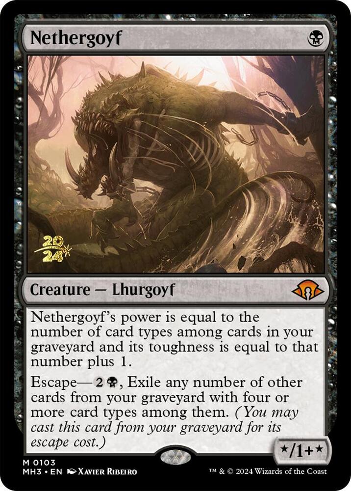 Nethergoyf 103s/90 (Prerelease Cards)  - Foil