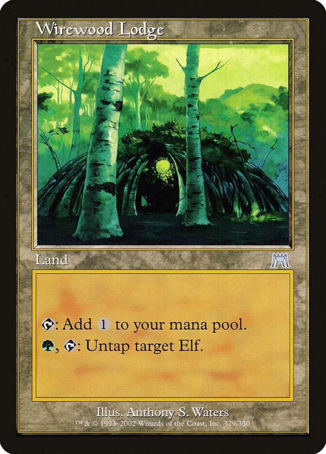 MTG Onslaught 329 Wirewood Lodge U NM