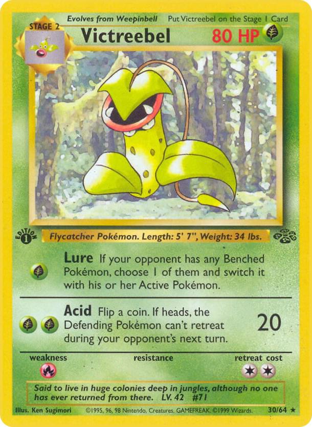 1999 Pokemon Jungle 30/64 Victreebel (30) Rare