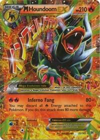 2015 Pokemon XY - BREAKthrough 22/162 M Houndoom EX Ultra Rare