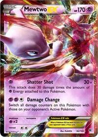 2015 Pokemon XY - BREAKthrough 62/162 Mewtwo EX Ultra Rare