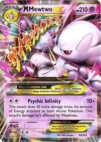 2015 Pokemon XY - BREAKthrough 64/162 M Mewtwo EX Ultra Rare
