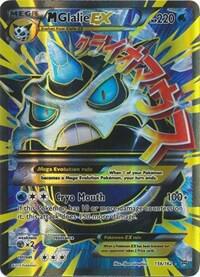 2015 Pokemon XY - BREAKthrough 156/162 M Glalie EX Full Art Ultra Rare