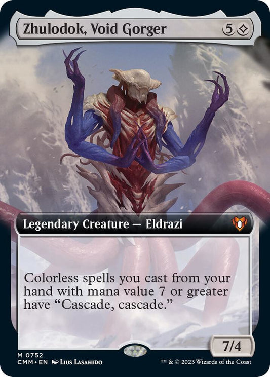 Zhulodok, Void Gorger 752/451 (Commander Masters)  - Extended Art Foil