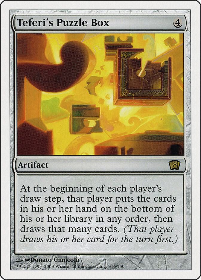 MTG 8th Edition 316 Teferi's Puzzle Box R NM Foil