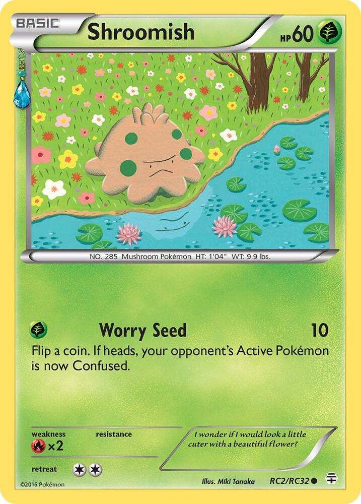 2016 Pokemon Generations: Radiant Collection RC2/RC32 Shroomish Common