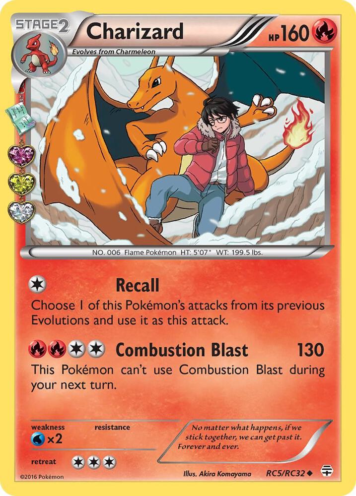 2016 Pokemon Generations: Radiant Collection RC5/RC32 Charizard Uncommon