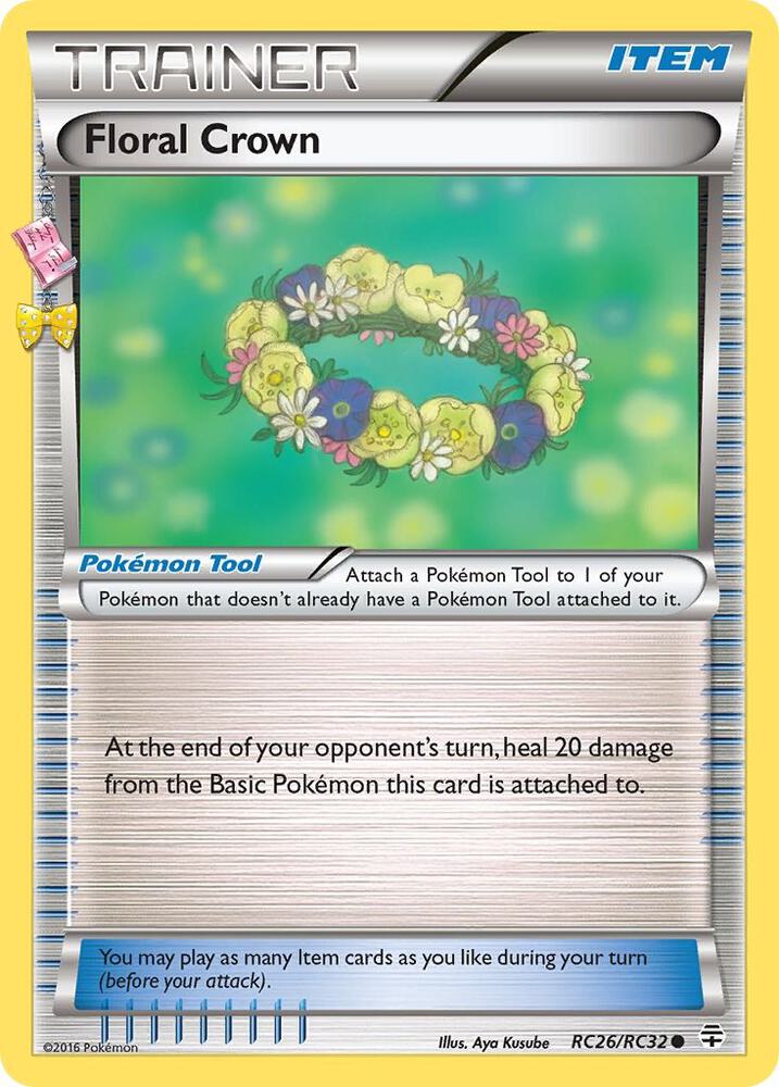 2016 Pokemon Generations: Radiant Collection RC26/RC32 Floral Crown Common