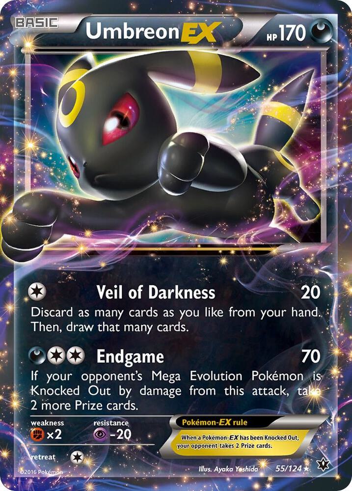 2016 Pokemon XY - Fates Collide 55/124 Umbreon EX Ultra Rare