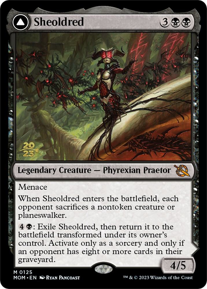 Sheoldred 125 (Prerelease Cards)  - Foil