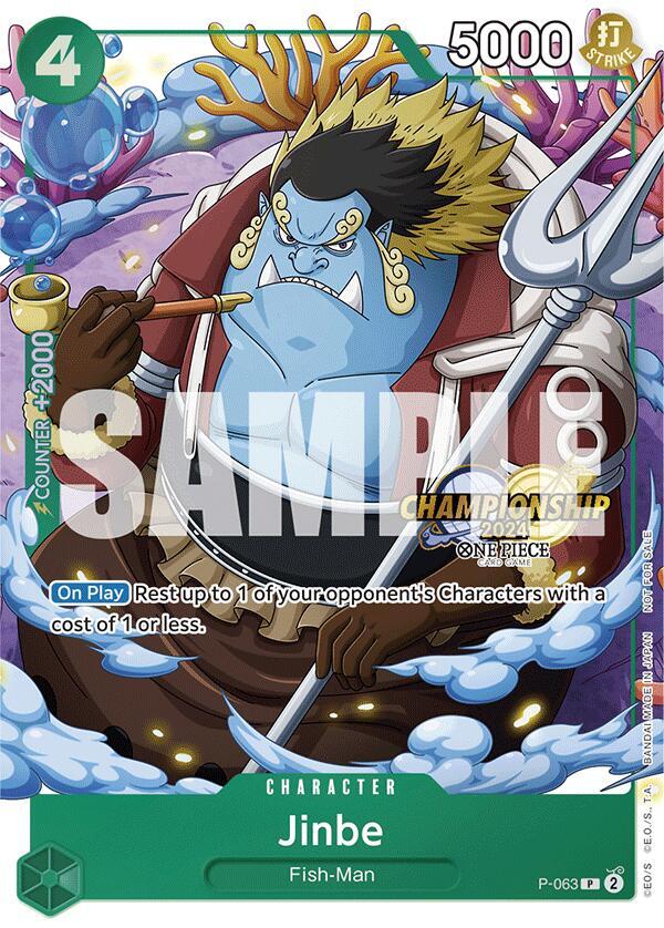 Jinbe (2024 Event Pack) P-063 (One Piece Promotion Cards)  - Foil