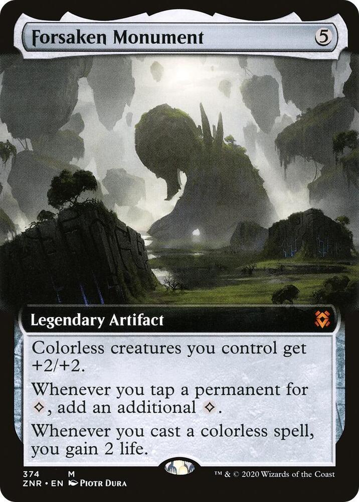 Forsaken Monument 374/280 (Zendikar Rising)  - Extended Art Foil