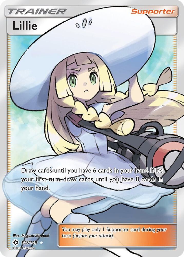 2017 Pokemon SM Base Set 147/149 Lillie Full Art Ultra Rare