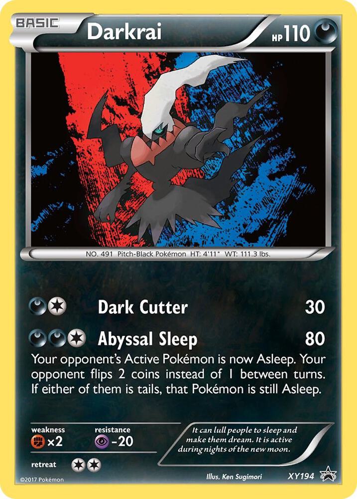 2013 Pokemon XY Promos XY194 Darkrai Promo LP
