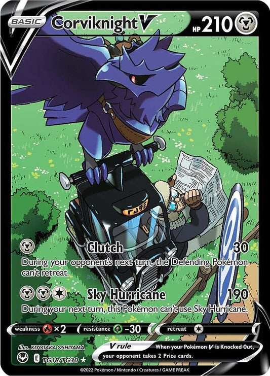 Corviknight V TG18/TG30 (SWSH12: Silver Tempest Trainer Gallery)  - Holofoil