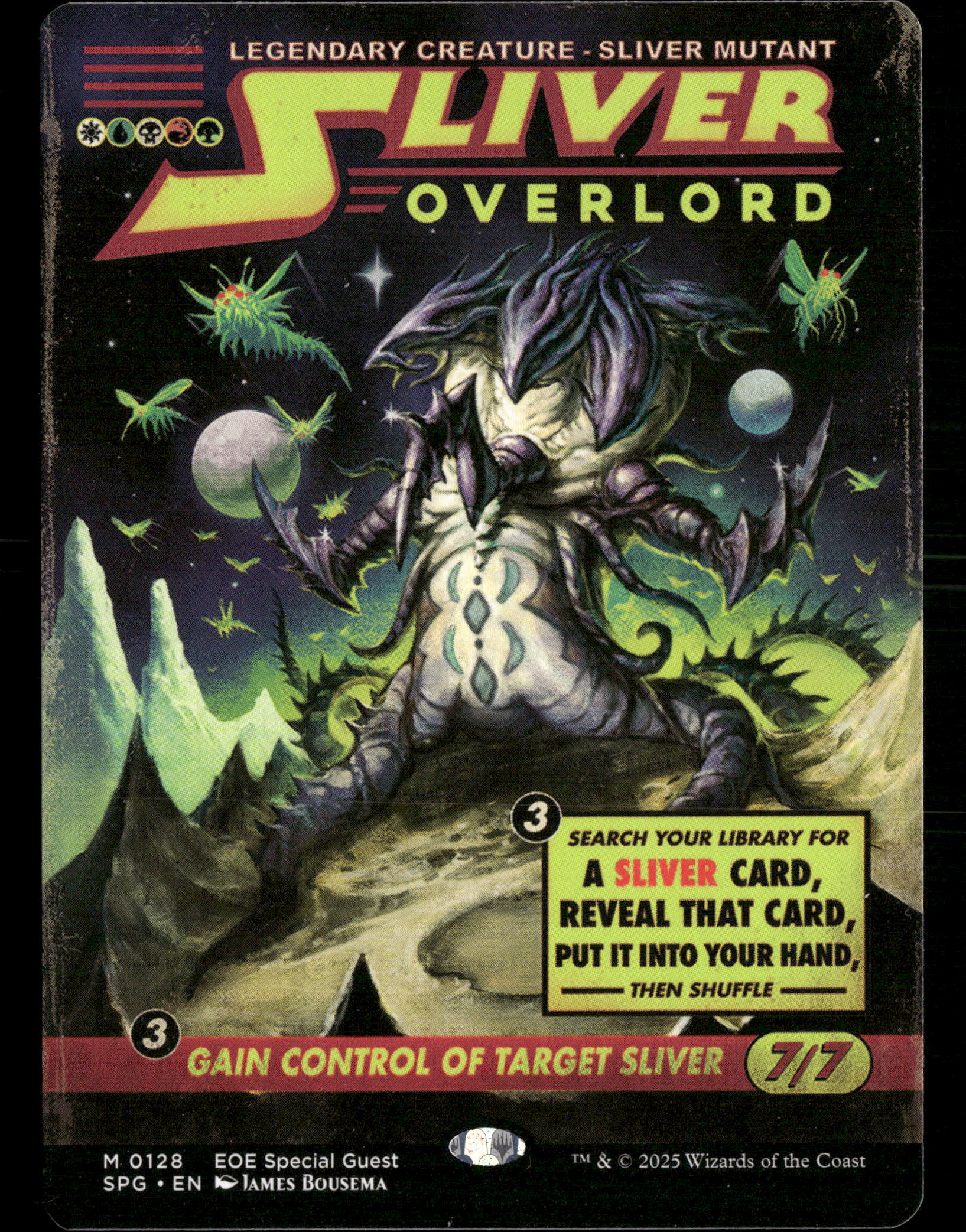 Magic The Gathering Special Guests 128 Sliver Overlord (Showcase) M NM