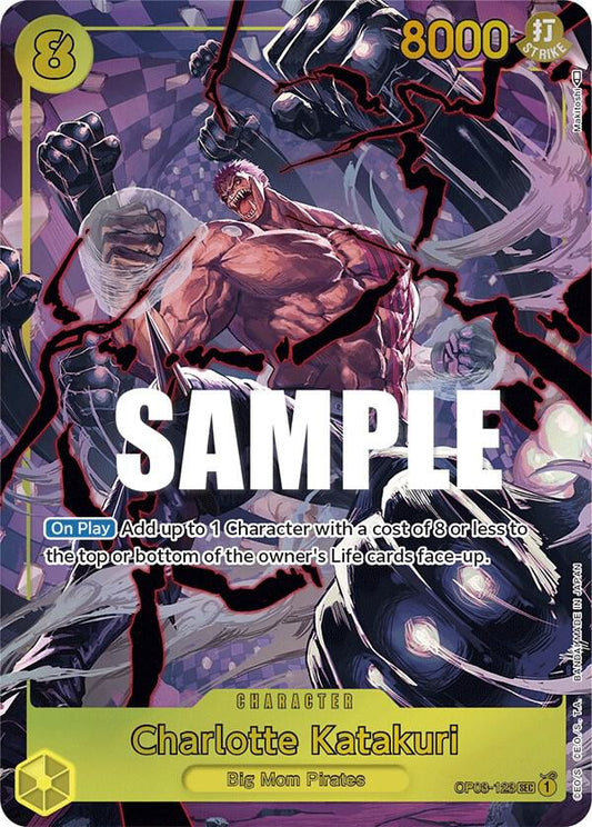 Charlotte Katakuri OP03-123 (Pillars of Strength)  - Alternate Art Foil