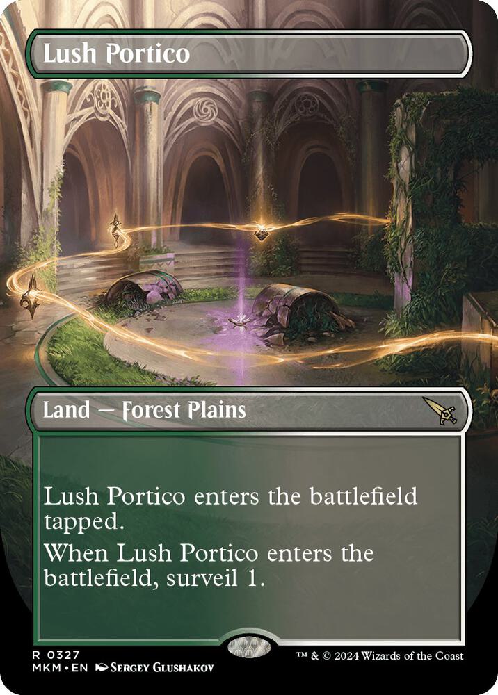 Lush Portico 327/286 (Murders at Karlov Manor)  - Borderless