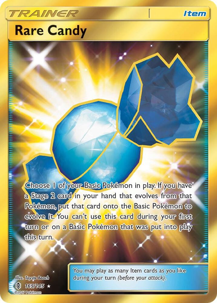 2017 Pokemon SM - Guardians Rising 165/145 Rare Candy Secret Rare